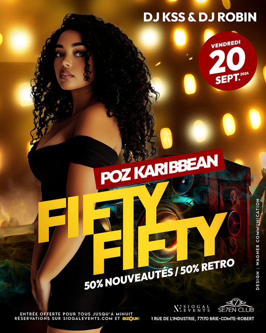 Poz Karibbean - Soirée 50% NOUVEAUTÉS 50% RÉTRO - 20 septembre  2024